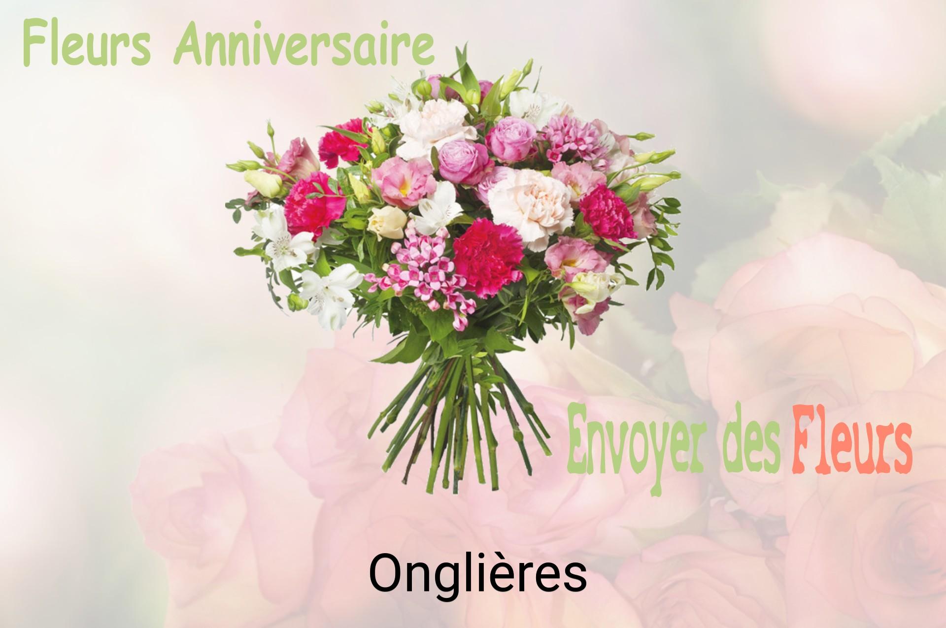 Bouquet de fleurs d’anniversaire livré à Onglières